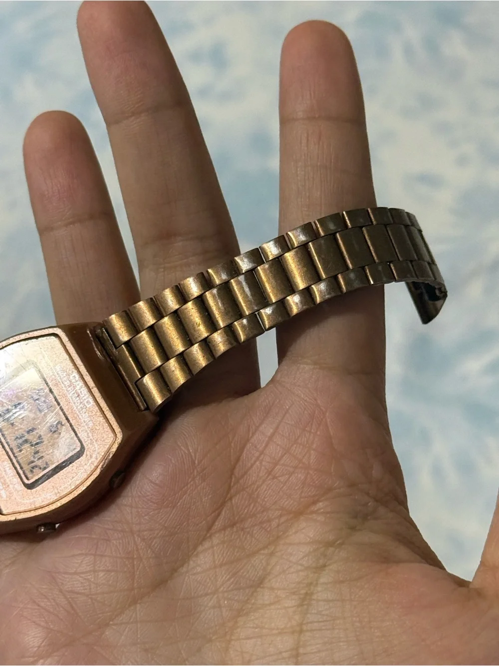 Casio Gold Digital Bracelet Watch